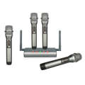 XTUGA U-F4600 Professional 4-Channel UHF Wireless Microphone System with 4 Handheld Microphone(EU...