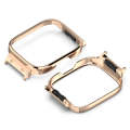 For Redmi Watch 3 Lite / Watch 3 Active Metal Watch Protective Frame(Rose Gold)