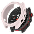For Garmin Approach S70 47mm Armor Hollow Watch Protective Case(Light Pink)