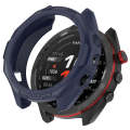 For Garmin Approach S70 47mm Armor Hollow Watch Protective Case(Midnight Blue)