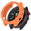 For Garmin Approach S70 42mm Armor Hollow Watch Protective Case(Orange)