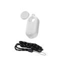 For Insta360 Go 3 Sunnylife IST-BHT594 Camera Body Silicone Case with Lens Cap & Neck Strap(White)