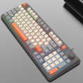 XUNFOX K82 Three-colors 94-Keys Blacklit USB Wired Gaming Keyboard, Cable Length: 1.5m(Shimmer)