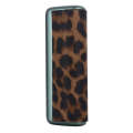 For IQOS ILUMA Prime PU Leather Electronic Cigarette Protective Case(Leopard Brown)