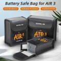 For DJI Air 3 Sunnylife Battery Explosion-proof Safe Bag Protective Li-Po Safe Bag For 3pcs Batte...