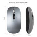 HXSJ M103 1600DPI 2.4GHz Wireless Rechargeable Mouse(Silver)