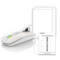 HXSJ M113 2400DPI Dual Mode 2.4GHz + Bluetooth 5.1 Wireless Mouse(Pearl White)