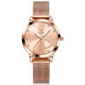 OLEVS 5189 Women Heart Shape Waterproof Quartz Watch(Rose Gold)