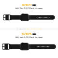 For Apple Watch Series 8 41mm Pin Buckle Silicone Watch Band(Black)