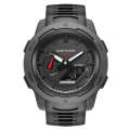 NORTH EDGE MARS3 Outdoor Waterproof Men Carbon Fiber Electronic Sports Watch(Black)