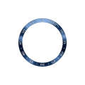 For Samsung Galaxy Watch6 Classic 47mm A Style Smart Watch Steel Ring Protective Frame(Blue)