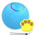 C2 5.5cm Intelligent Remote Control Pet Toy Cat Training Luminous Ball(Blue)