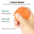 O2 6cm Intelligent Auto Pet Toy Dog Training Ball, No Remote Control(Orange)