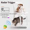 O3 8.5cm Intelligent Auto Pet Toy Dog Training Luminous Ball with Radar Trigger(Yellow+Blue)