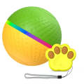 O3 8.5cm Intelligent Remote Control Pet Toy Dog Training Luminous Ball with Radar Trigger(Yellow+...