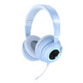 T&G KE-29 Foldable Wireless Headset with Microphone(Blue)