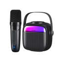 WK D43 Mini Karaoke Bluetooth Speaker(Black)