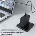 100W K 4.0X1.7mm Female to USB-C/Type-C Male Plug Charging Adapter