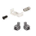 For Switch JoyCon Handle Metal Lock Replacement Parts, Spec:5 in 1 Lock Set Grey
