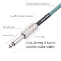 3045GR Mono 6.35mm Plug Male to Male Electric Guitar Audio Cable, Length:1m