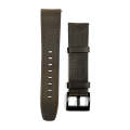 22mm Universal Retro Texture Leather Watch Band(Coffee Color)