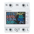 KWS-302WF 170-270V Multifunctional AC Digital Display Rail Voltage and Current Monitoring Meter