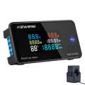 KWS-AC300-100A 50-300V AC Digital Current Voltmeter with Opening Transformer(Black)