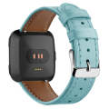 For Fitbit Versa 2 / Fitbit Versa / Fitbit Versa Lite Leather Watch Band with Round Tail Buckle(T...