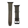 For Apple Watch 8 41mm Retro Texture Leather Watch Band(Coffee Color)