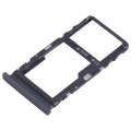 For TCL 40 R Original SIM + Micro SD Card Tray(Black)