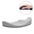 Silicone Wrist Support Mouse Pad Mobile Palm Rest Office Hand Rest, Spec:Grey Left Hand