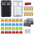 CP-4039 12 Way Fuse Block with 24pcs Fuses and 12pcs Rerminals