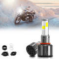 T1 H4 Four-sided Motorcycle Headlight(Black)