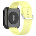 For Amazfit Bip 5 Silicone Watch Band, Size:L Size(Yellow)