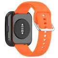 For Amazfit Bip 5 Silicone Watch Band, Size:S Size(Orange)