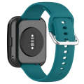 For Amazfit Bip 5 Silicone Watch Band, Size:S Size(Blue)