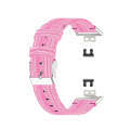 For Huawei Watch Fit Special Edition Nylon Braided Watch Band(Pink)