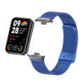 For Xiaomi Mi Band 8 Pro 18mm Steel Mesh Buckle Metal Watch Band(Royal Blue)