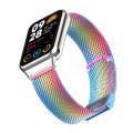 For Xiaomi Mi Band 8 Pro 18mm Steel Mesh Buckle Metal Watch Band(Colorful)
