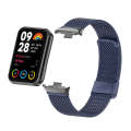 For Xiaomi Mi Band 8 Pro 18mm Steel Mesh Buckle Metal Watch Band(Midnight Blue)