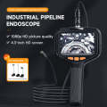 P200 8mm Front Lenses Detachable Industrial Pipeline Endoscope with 4.3 inch Screen, Spec:5m Soft...