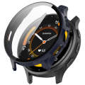 For Garmin Venu 3 PC + Tempered Glass Film Integrated Watch Case(Ink Blue)