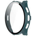 For Garmin Venu 3S PC + Tempered Glass Film Integrated Watch Case(Pine Green)