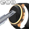 For Samsung Galaxy Watch Active 2 44mm Electroplate PC Protective Case with Tempered Glass Film(R...