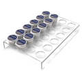 YX038 Acrylic 24 Holes Coffee Capsule Storage Display Stand