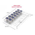 YX038 Acrylic 24 Holes Coffee Capsule Storage Display Stand