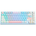 ONIKUMA G52 82 Keys RGB Lighting Wired Mechanical Keyboard, Type:Blue Switch(Sky Blue)