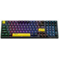 ONIKUMA G38 98 Keys RGB Lighting Wired Mechanical Keyboard, Type:Blue Switch(Black)