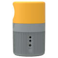 T400 3000 Lumens LED Mini Projector Support Wifi Screen Mirroring, Plug Type:EU Plug(Grey Yellow)