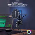 Yanmai SF-777W 2.4G Wireless Gaming Desktop Microphone with RGB Light & Blowout Net